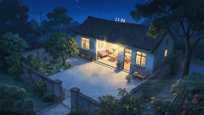 童年的乡村小院