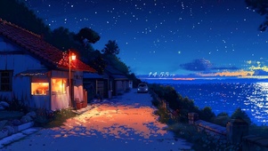 海边的夜