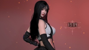 可爱游戏少女