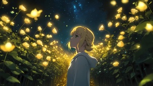 夜色花海