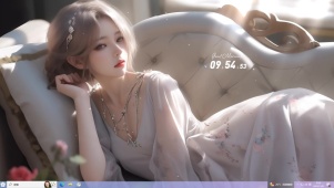 唯美古风清纯少女