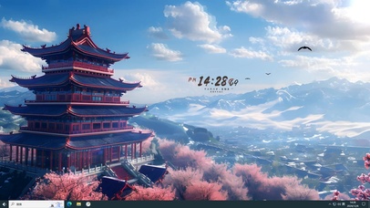 4K 国风阁楼仙境