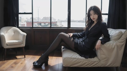 【4K】黑丝性感美女