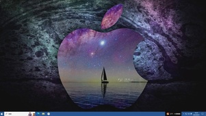 苹果星空树洞—【主题桌面】