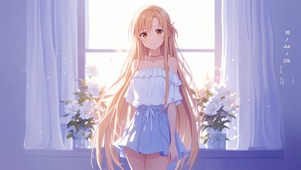 唯美金发女孩