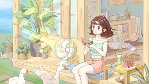 4K夏日女孩