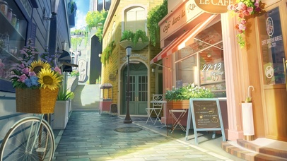 清新夏日治愈小路