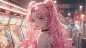 可爱甜美电玩美少女