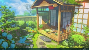 日系治愈风小屋主题