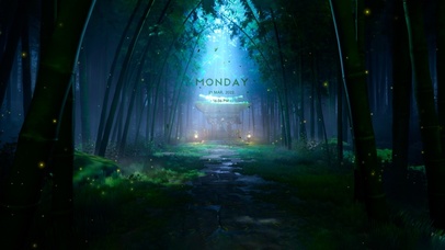 4K幽静的竹林小屋