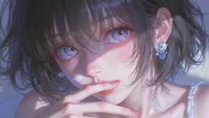 短发女孩