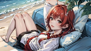 悠闲浪漫夏日