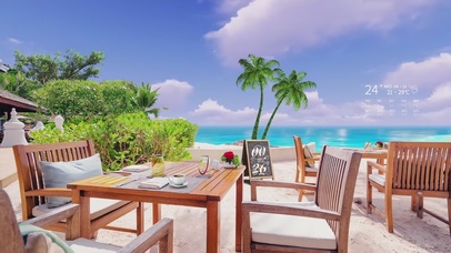 休闲度假户外海滨咖啡厅