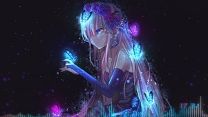 荧光蝴蝶