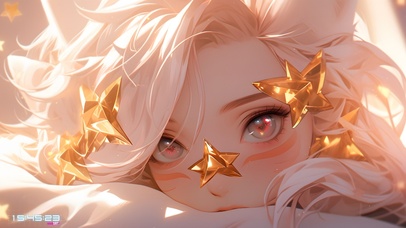 金色闪闪女孩