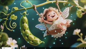 豌豆藤的童话-桌面主题