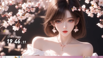 桃花盛开的季节