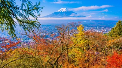 4K丶富士山秋