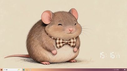 可爱小松鼠桌面主题