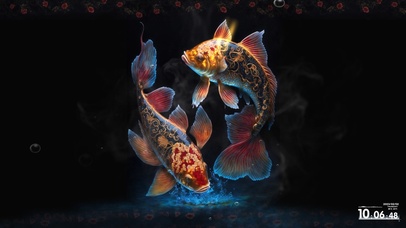 锦鲤保佑 好运与发财