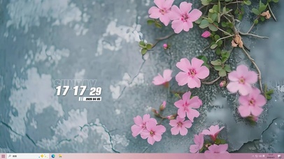 护眼花朵桌面主题