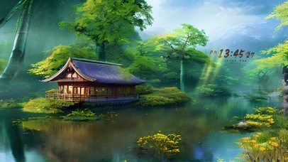 4k温馨林间小屋