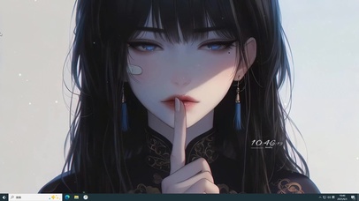 安静的女孩主题