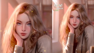 清纯金发少女