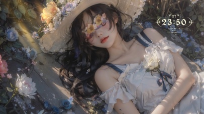 4k 唯美美女 AI绘画