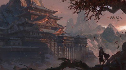 4K古风武侠风景
