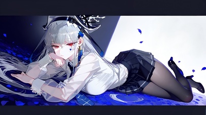 趴着的黑丝少女-归溟幽灵鲨