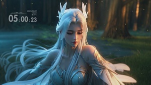 白发动漫女神