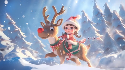 圣诞节麋鹿