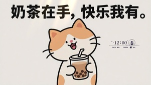 奶茶在手，快乐我有