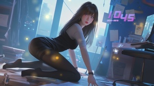 笑容如同雨后彩虹，清新而绚烂