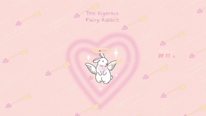 粉色 兔子壁纸