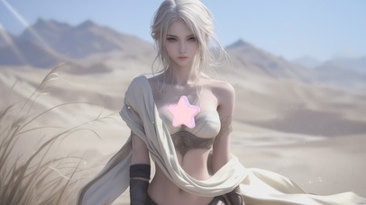 唯美沙漠女孩