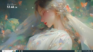 油画少女