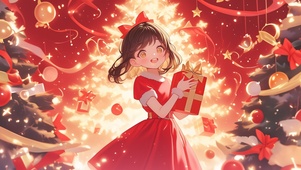 圣诞节女孩