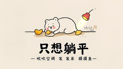 只想躺平 摸摸鱼