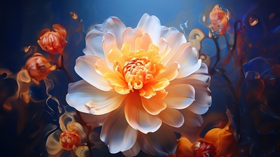 梦幻花朵～科技风