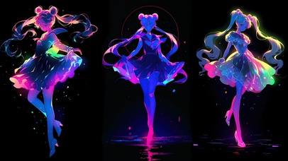 荧光少女月野兔