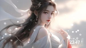 长发美女2