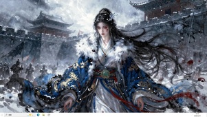 4k古风帅气美女