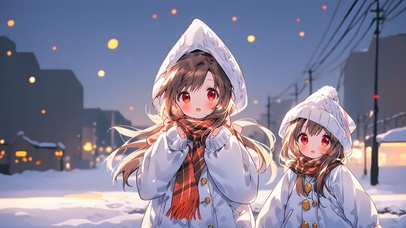 二次元4K卡通动漫女孩壁纸