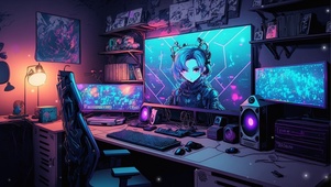电竞少女房间