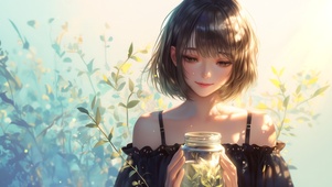唯美氛围少女