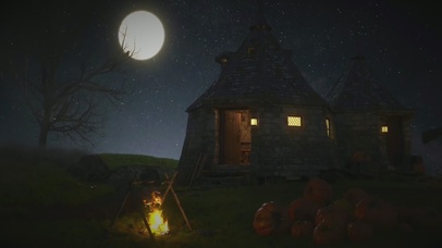 海格的小屋   雨夜外景