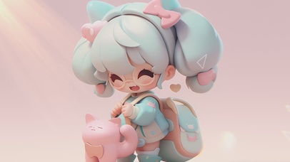 【3D】可爱盲盒少女