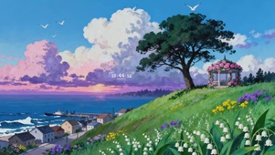 唯美的风情小镇